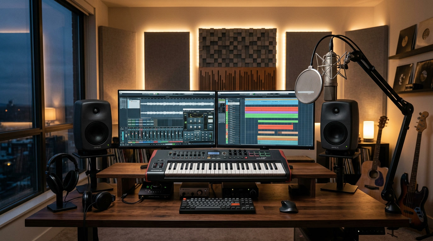 Home Recording Studio Setup Guide for Beginner Music Producers